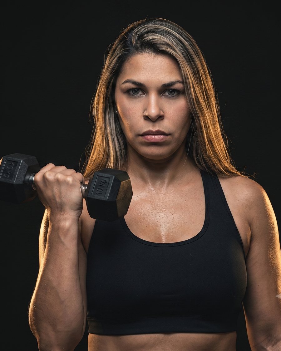 Mujer entrenando con el método Mente y Músculo